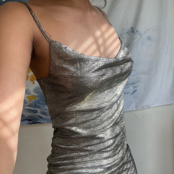 Shimmery Mini Dress - Picture 3 of 4